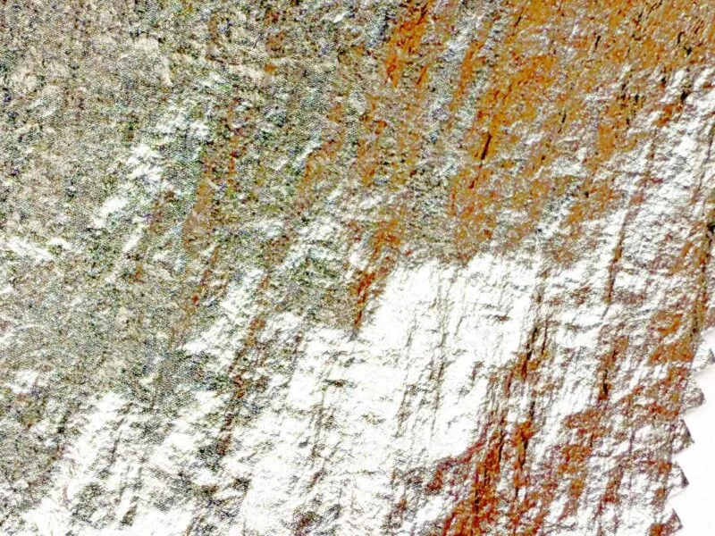 Gold Stamped Fabric