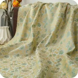Yarn Dyed Metallic yarn Jacquard Fabric
