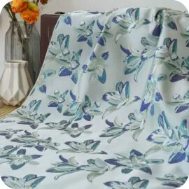 Floral Pattern Yarn Dyed Jacquard Fabric