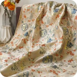 Floral Design Yarn-Dyed Jacquard Fabric