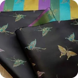 Inspired by Chinese Song Brocade Yarn-Dyed Jacquard Fabric
